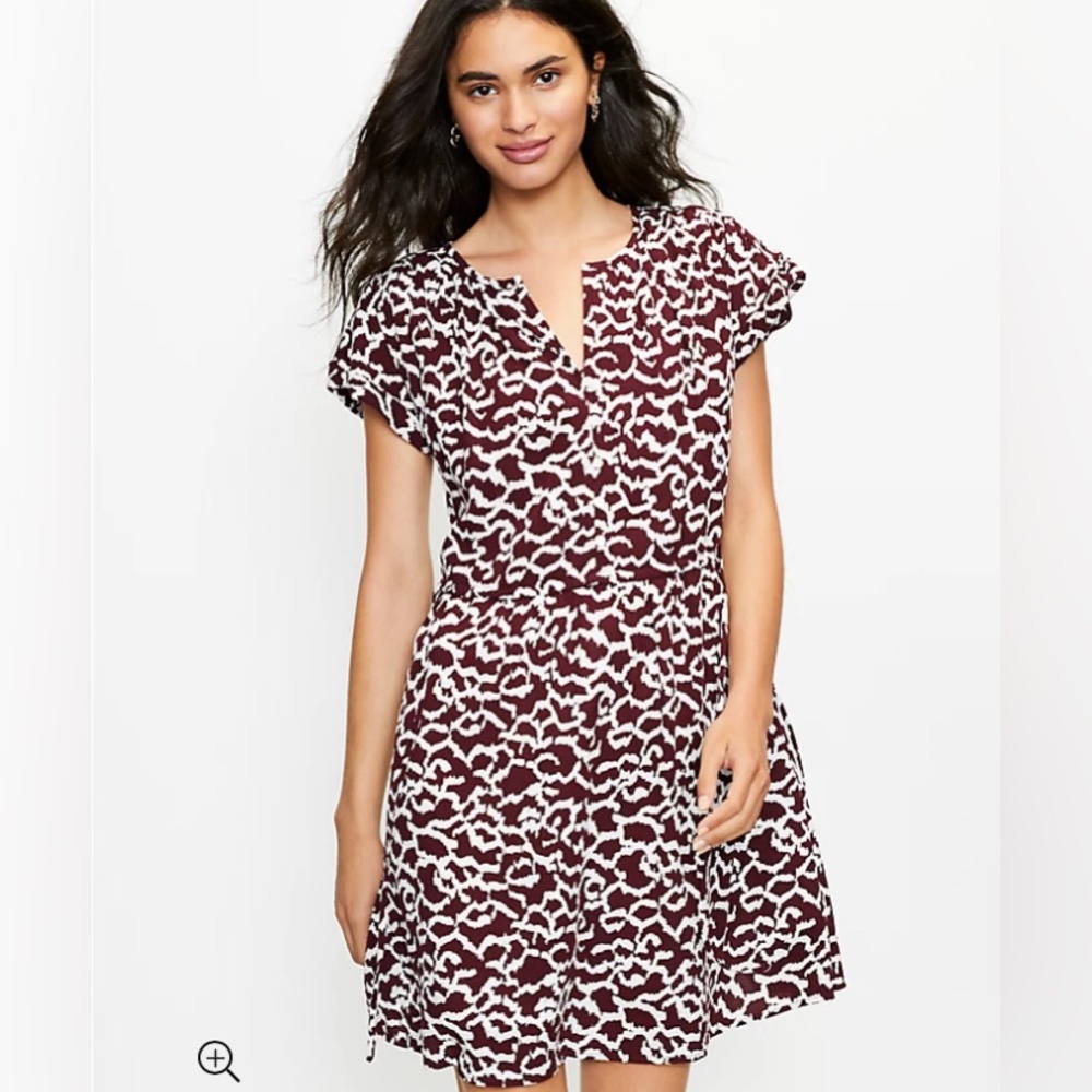 LOFT Side Tie Dolman Dress